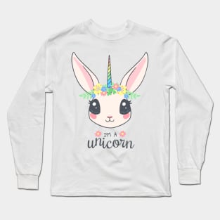 I'm a unicorn bunny Long Sleeve T-Shirt